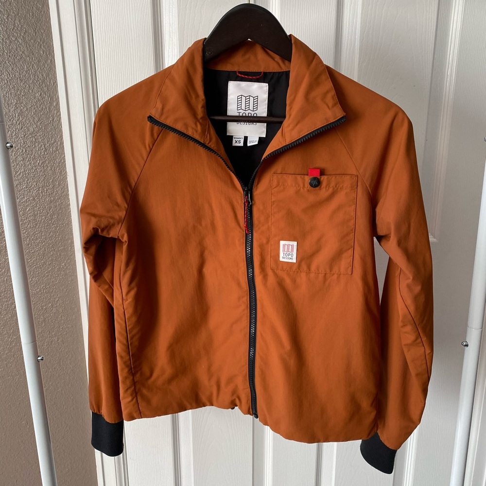 Topo Designs Women’s Wind Jacket Clay XS